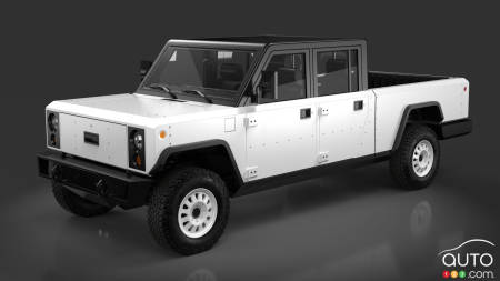Bollinger B2, three-quarters front