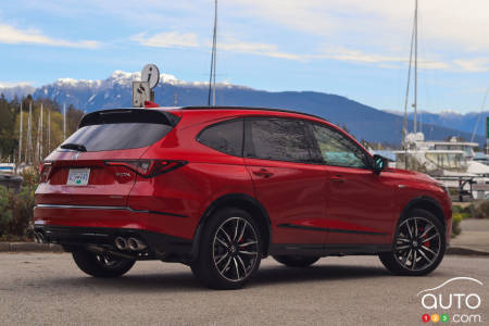 Arrière d'Acura MDX Type S 2022