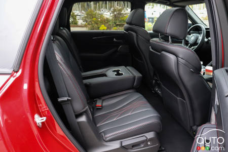Acura MDX Type S 2022, sièges arrière