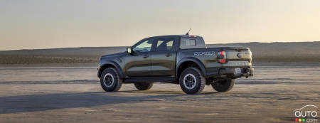 Design extérieur du Ford Ranger Raptor 2024