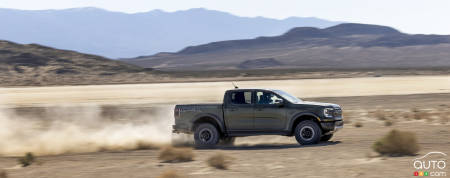 Ford Ranger Raptor 2024, de profil