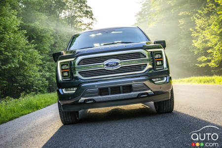2021 Ford F-150, front