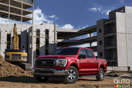 Ford F-150, trois quarts avant