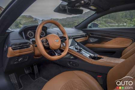 Interior of the 2024 Aston Martin DB12