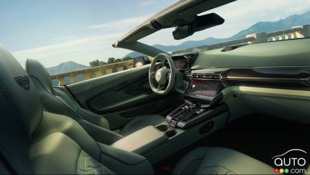 Aston Martin Vanquish Volante 2026, intérieur