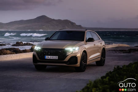 Audi Q8 2024, trois quarts avant