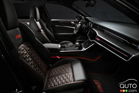 Seating of 2024 Audi RS6 Performance