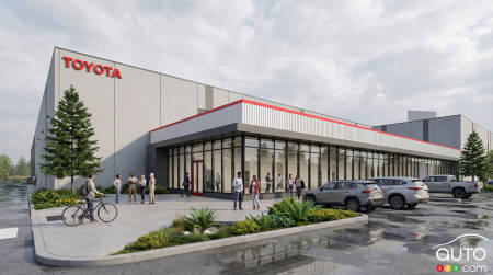 The future parts distribution centre in British Columbia