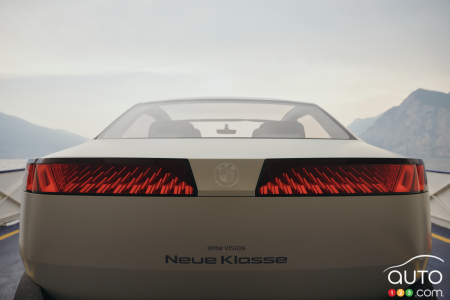 The BMW Vision Neue Klasse concept, rear