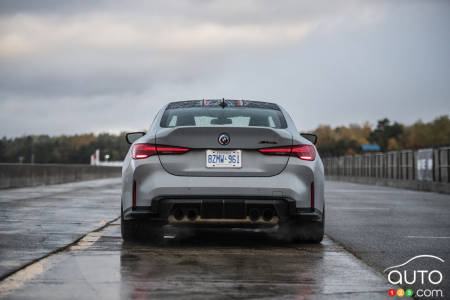 2023 BMW M4 CSL, rear