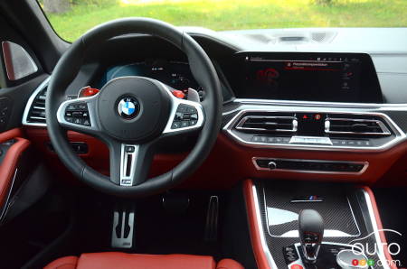 BMW X5 M 2020, intérieur
