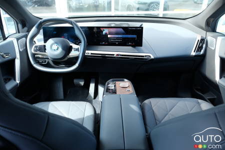 Interior of 2023 BMW iX M60