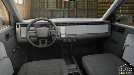 Habitacle de la camionnette électrique