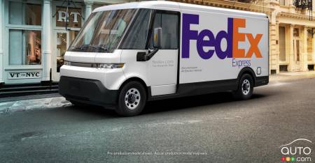 Le Brightdrop  EV600 pour FedEx