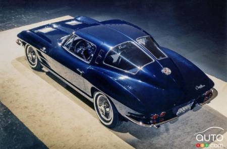The 4-seat Chevrolet Corvette prototype, from above
