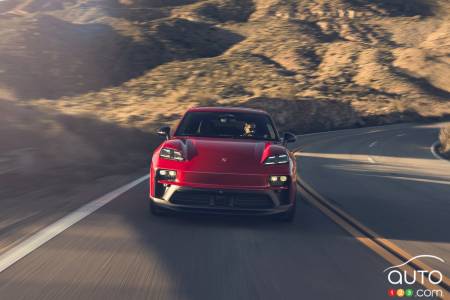 Porsche Macan GTS électrique 2026, avant