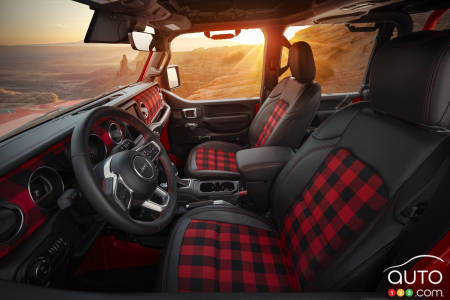 Prototype Jeep Red Bare, intérieur