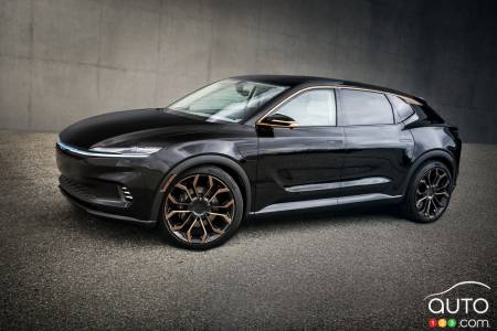 Le prototype Chrysler Airflow Graphite EV, côté conducteur