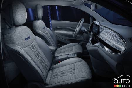 2024 Fiat 500e Kartell Concept, interior