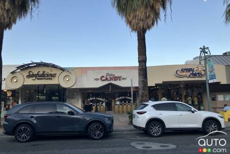 The 2025 Mazda CX-70, and a Mazda CX-5