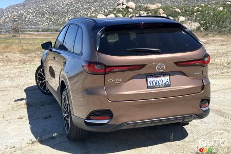 2025 Mazda CX-70, rear