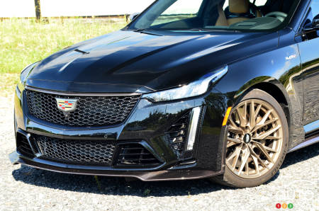 Front of 2022 Cadillac CT5-V Blackwing