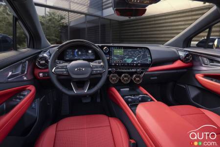 Interior of 2024 Chevrolet Blazer EV