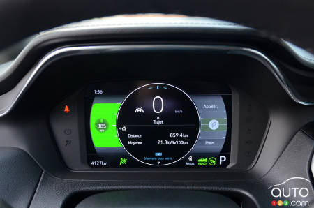 2022 Chevrolet Bolt EV - Data screen