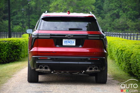 Chevrolet Traverse RS 2024, arrière