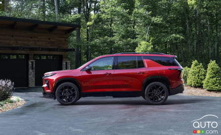 Chevrolet Traverse RS 2024 rouge