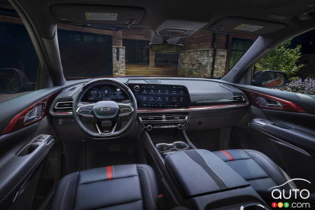 The interior of 2024 Chevrolet Traverse