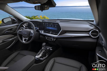 Design intérieur du Chevrolet Trax 2024