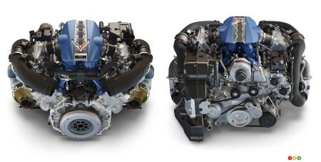 2025 Chevrolet Corvette ZR1, engine, fig. 3 and 4