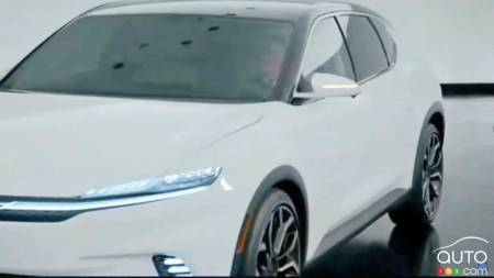 The Chrysler Airflow concept, front