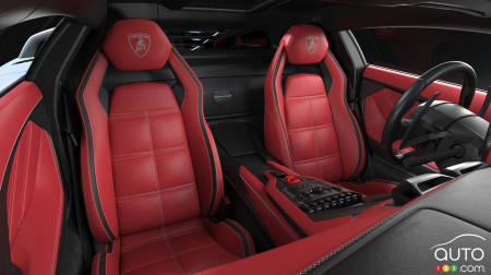 Lamborghini Countach LPI 800-4, seats