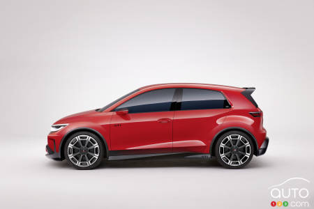 The Volkswagen ID.GTI concept, profile