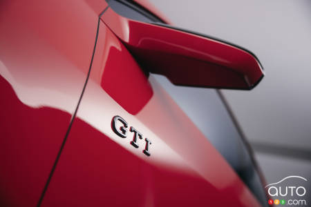 La Volkswagen ID.GTI, logo GTI