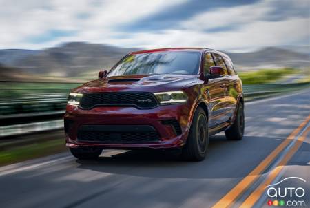 Dodge Durango SRT Hellcat 2023, trois quarts avant