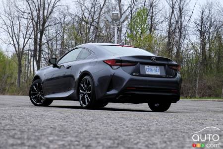 2021 Lexus RC 350, three-quarters rear