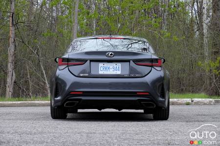 2021 Lexus RC 350, rear