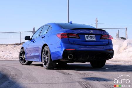 Acura TLX 2020, trois quarts arrière