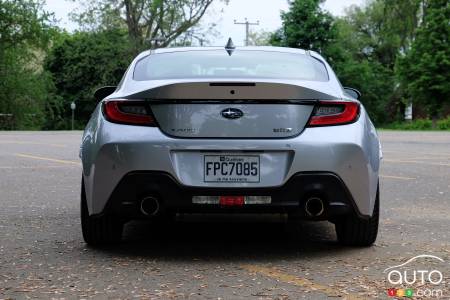 2022 Subaru BRZ, rear