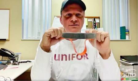 John D'Agnolo, président de locale 200 d'Unifor