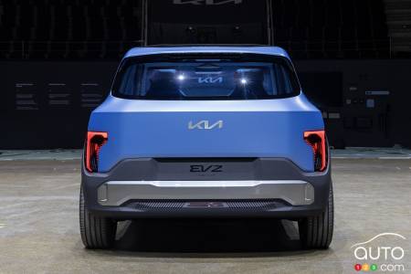 The Kia EV2 Concept, rear