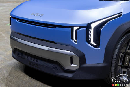 The Kia EV2 Concept, front end