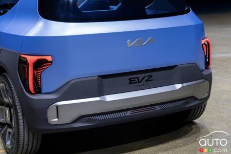 The Kia EV2 Concept, rear hatch