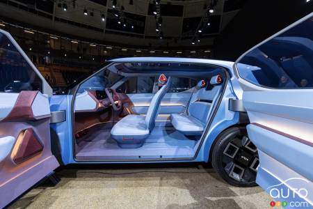 The Kia EV2 Concept, interior