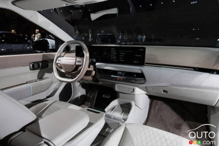 The Kia EV4, interior
