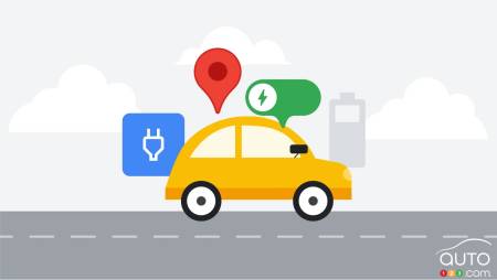 Google updates its system for locating EV charging stations