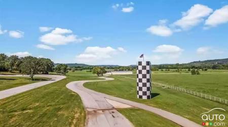 A racetrack in the back yard !